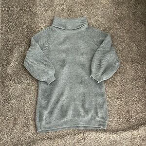 Gray Turtleneck Tunic, Large